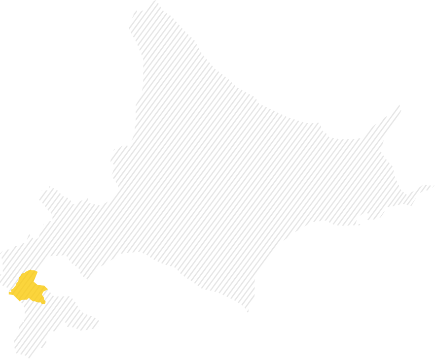 北海道の八雲町を示す図
